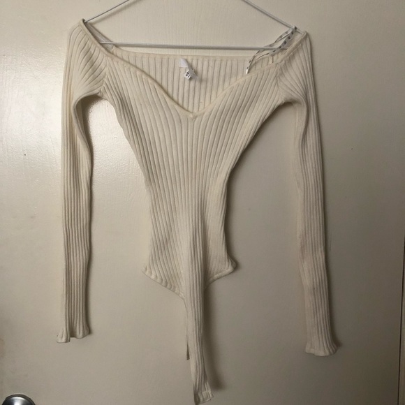 NWOT Missguided Sweetheart Neck Bodysuit - Picture 5 of 6